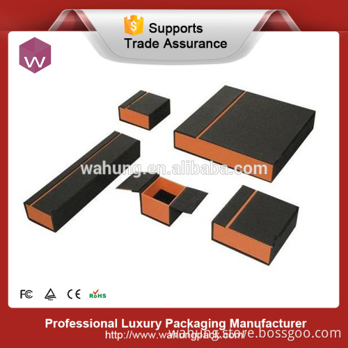 Book Shape Custom Cardboard Jewelry Paper Boxes Material